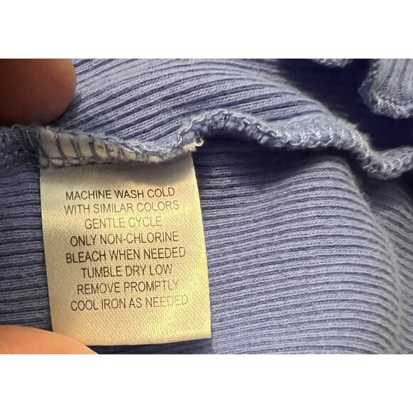 Zena Y2K Ribbed Knit Lace Trim Tank  Women's S  Purple Cami  Fairycore Layering - Picture 5 of 7